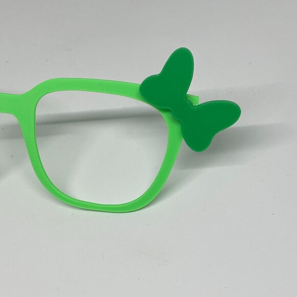 3D Printed Eyewear Topper-Minnie Mouse Bow for Pair Eyewear Murphy Frame-New! - Picture 2 of 2